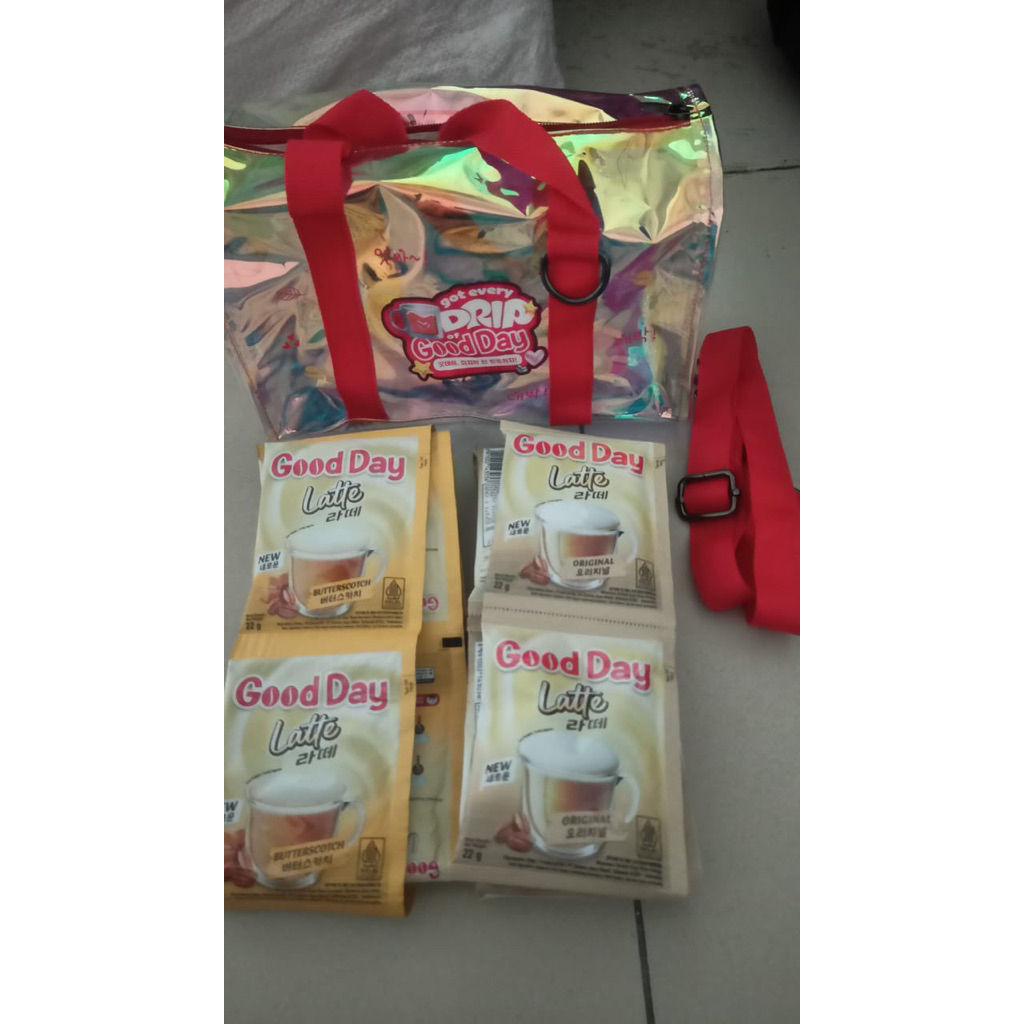 

GOOD DAY LATTE ORIGINAL BUTTERSCHOTCH FREE TAS HOLO CANTIK / POUCH CANTIK