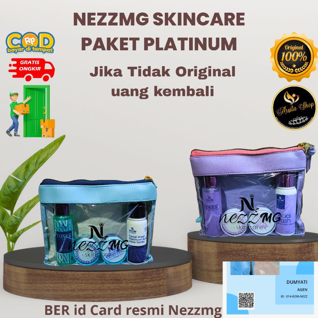 NEZZMG SKINCARE PAKET PLATINUM"ORIGINAL 100%