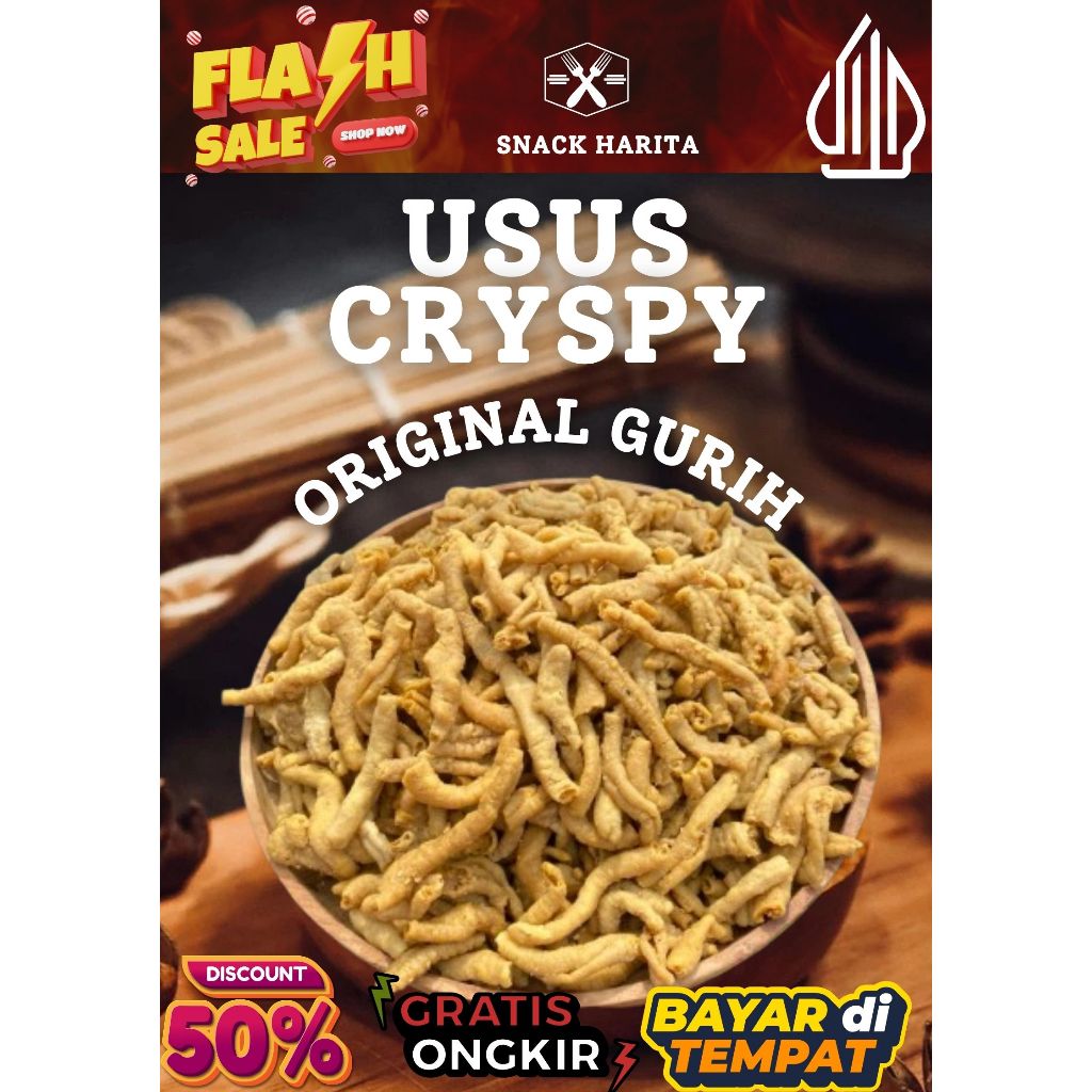 

USUS CRYSPY ORIGINAL GURIH MINIMAL ORDER 100 PCS