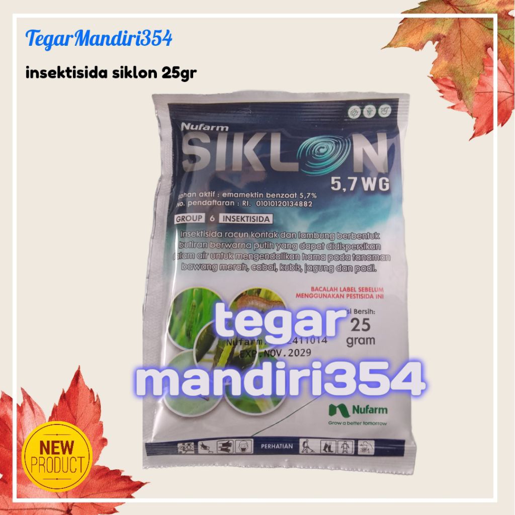 Insektisida siklon kontak lambung siklon insektisida 25gram insektisida siklon 25gram