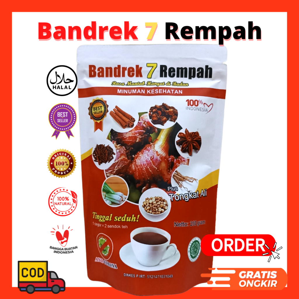 

Bandrek 7 Rempah Asli Minuman Herbal Hangat Sehat Alami Tanpa Pengawet