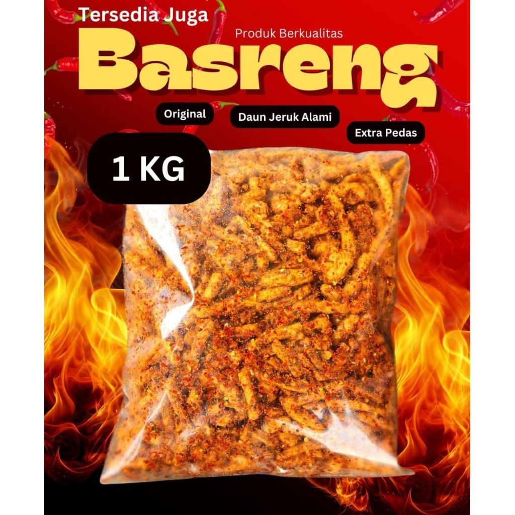 

Basreng Original Pedas Daun Jeruk Viral 1KG Cemilan Sultan Cianjur Snack Sajodo Ngabret Termurah Co
