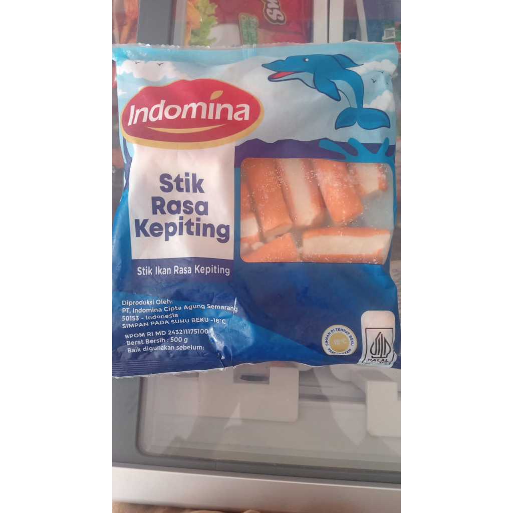 

Indomina Crabstik 500 Gram – Frozen Crabstick Praktis