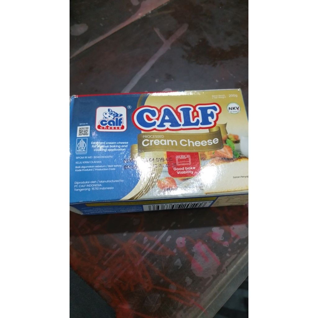 

Keju CALF Cream cheese 200gr