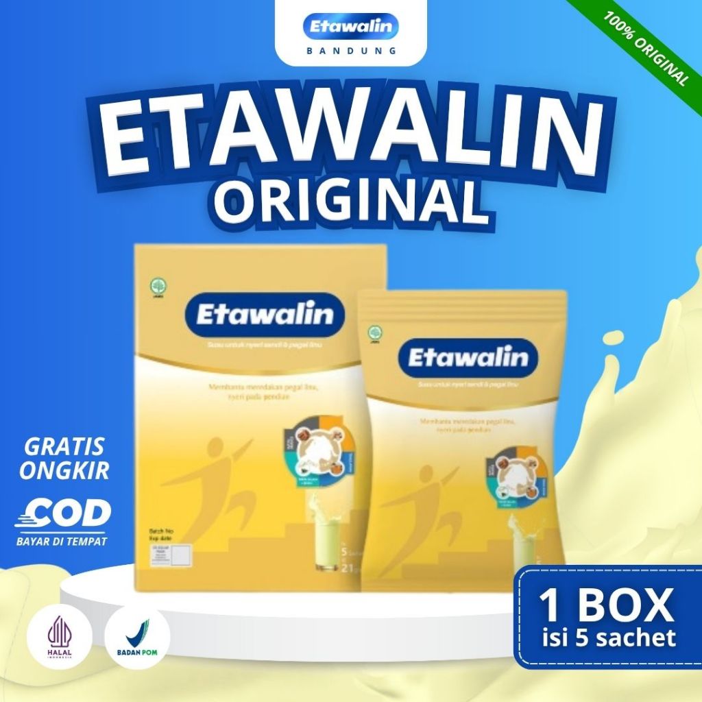 

1 Box Etawalin Sachet Membantu Meredakan Nyeri Tulang dan Sendi