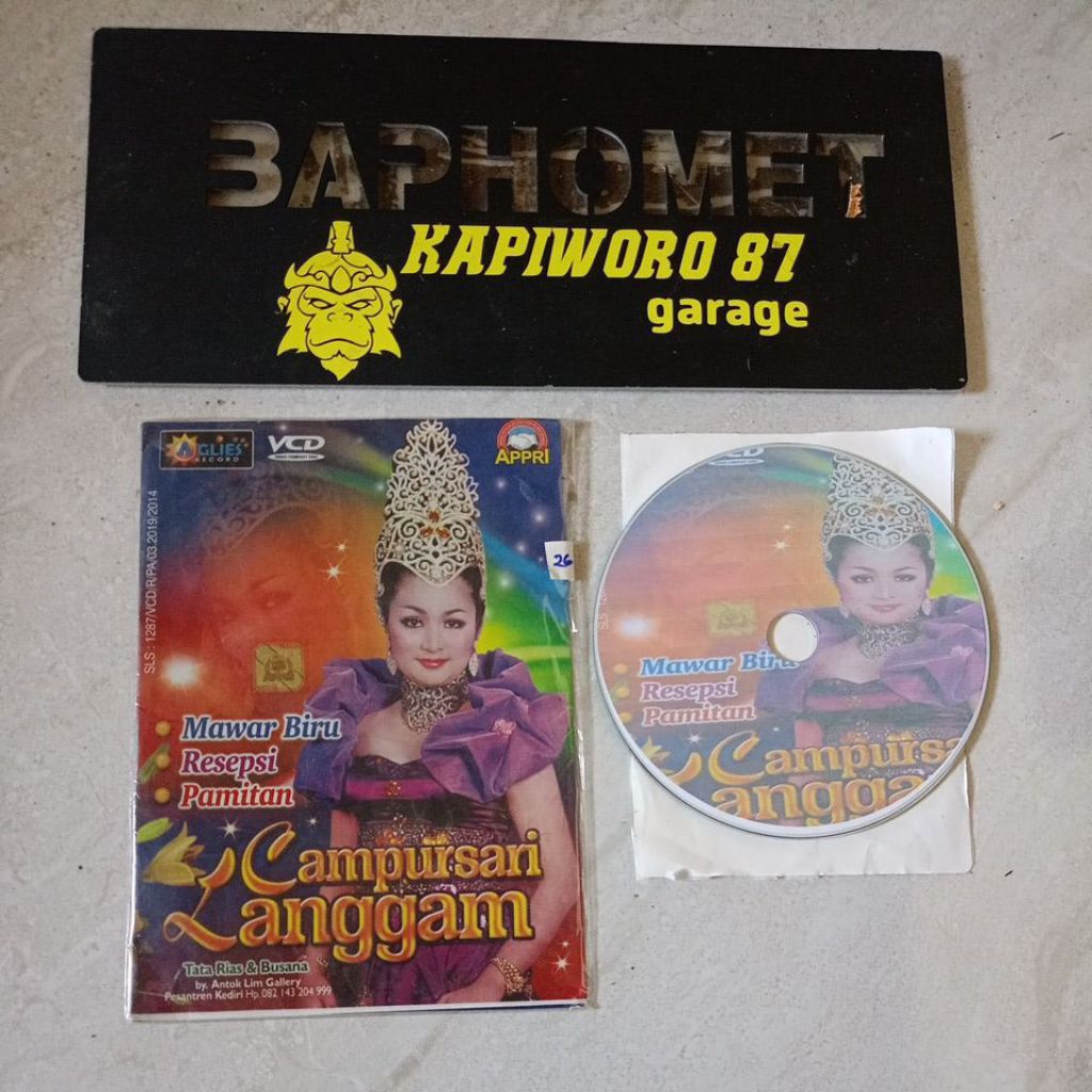 VCD,,, CAMPURSARI LANGGAM,,,MAWAR BIRU