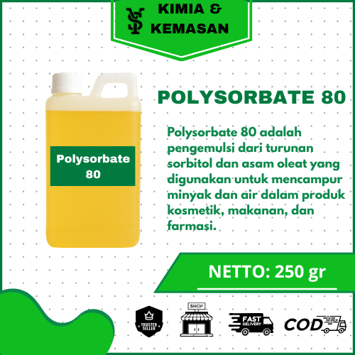 

Tween 80 / Polysorbate 80 / Emulsifer / Twen 80 250 ml