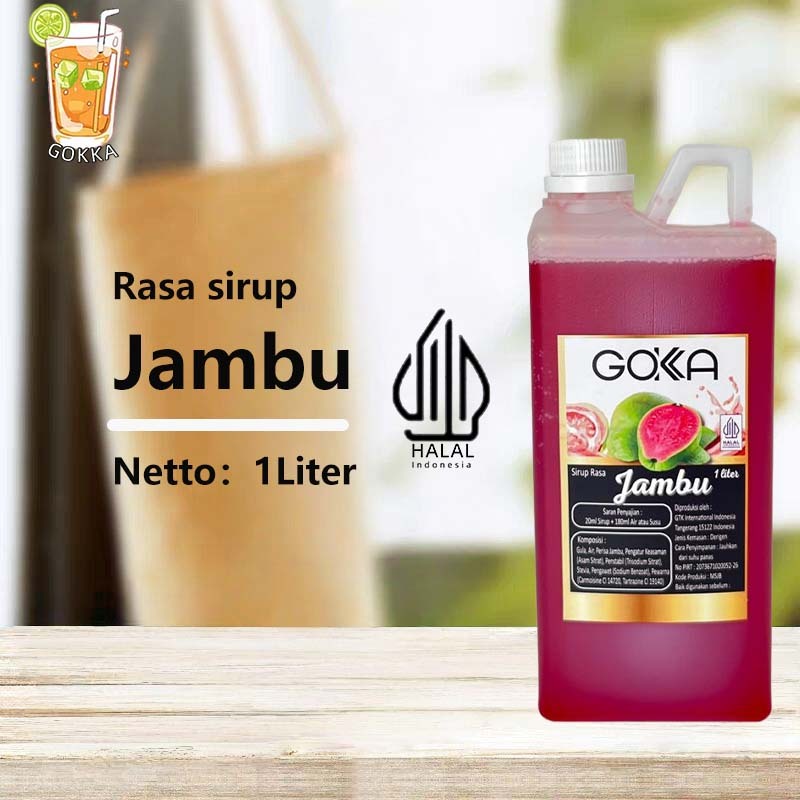 

GОKKA Syrup / Jambu Flavoured Sirup / Sirup Jambu 1L International Halal