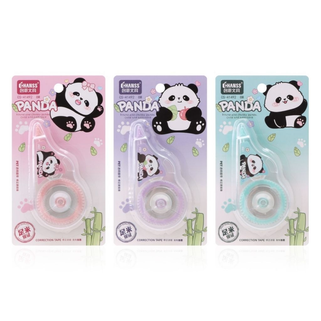 

Tipe-X roll motif panda dan fancy mix