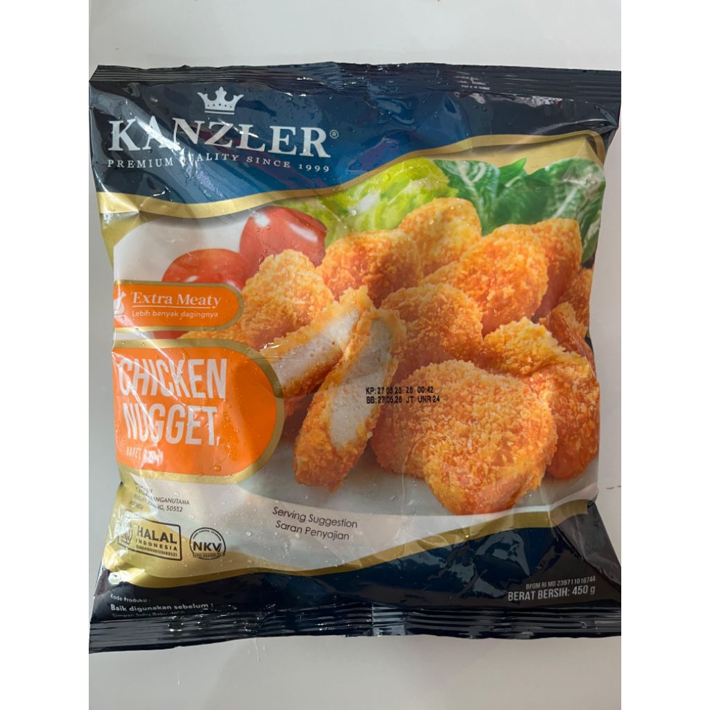 

KANZLER CHICKEN NUGGET ORIGINAL 450g
