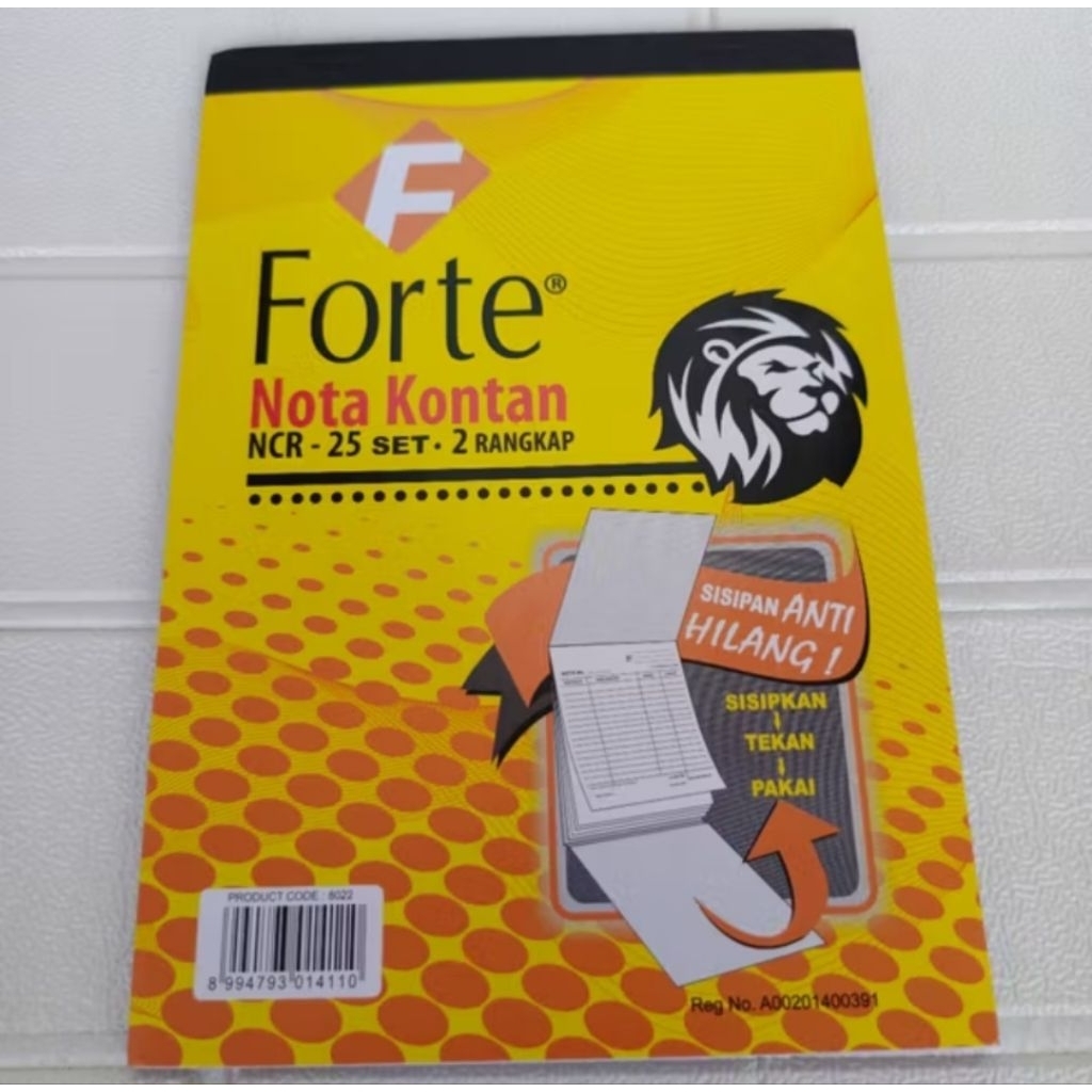

Nota Kontan 1 pcs | forte