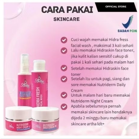 SKINCARE ARTHA LDT FORMULA BARU
