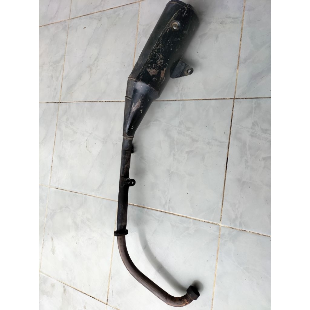 kenalpot knalpot honda cbr old kondisi standar