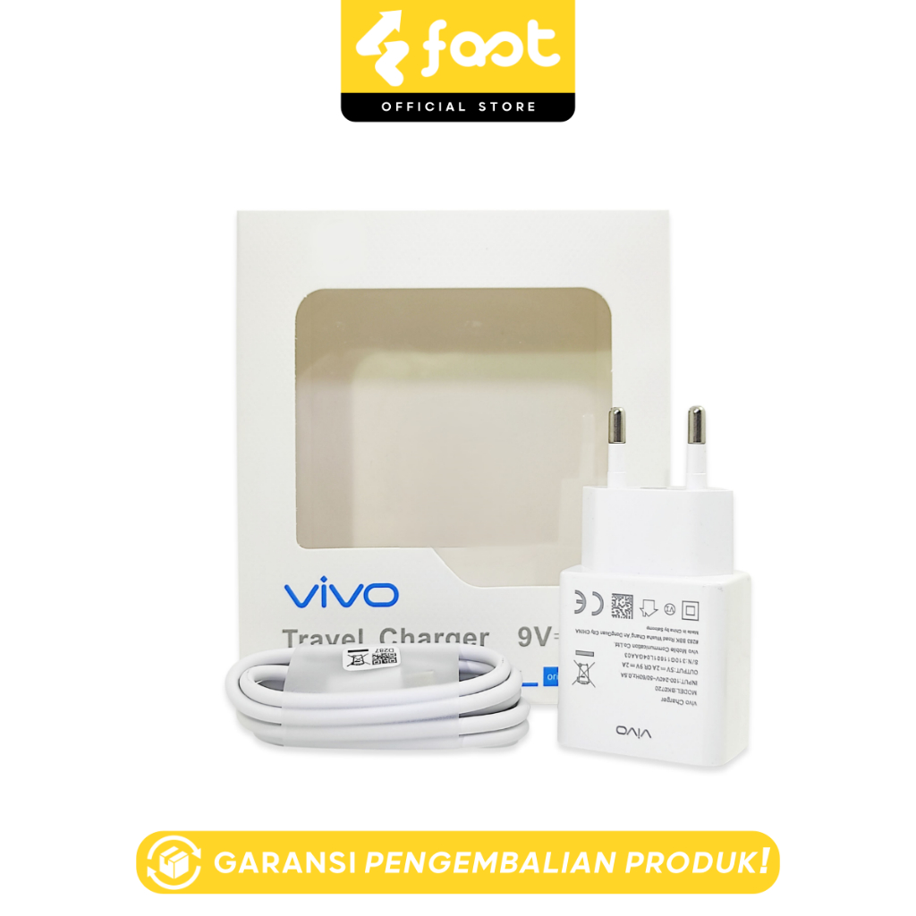 CHARGER VIVO ORIGINAL 100% / CHARGER VIVO V7 V9 V11PRO BK0720