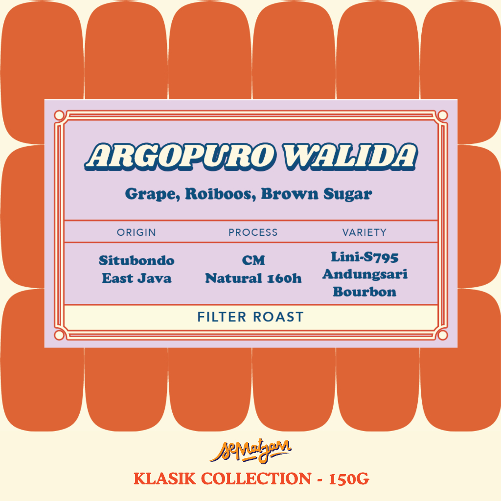 

East Java Argopuro Walida Darmakandang CM Natural - Sematjam Coffee Roastery