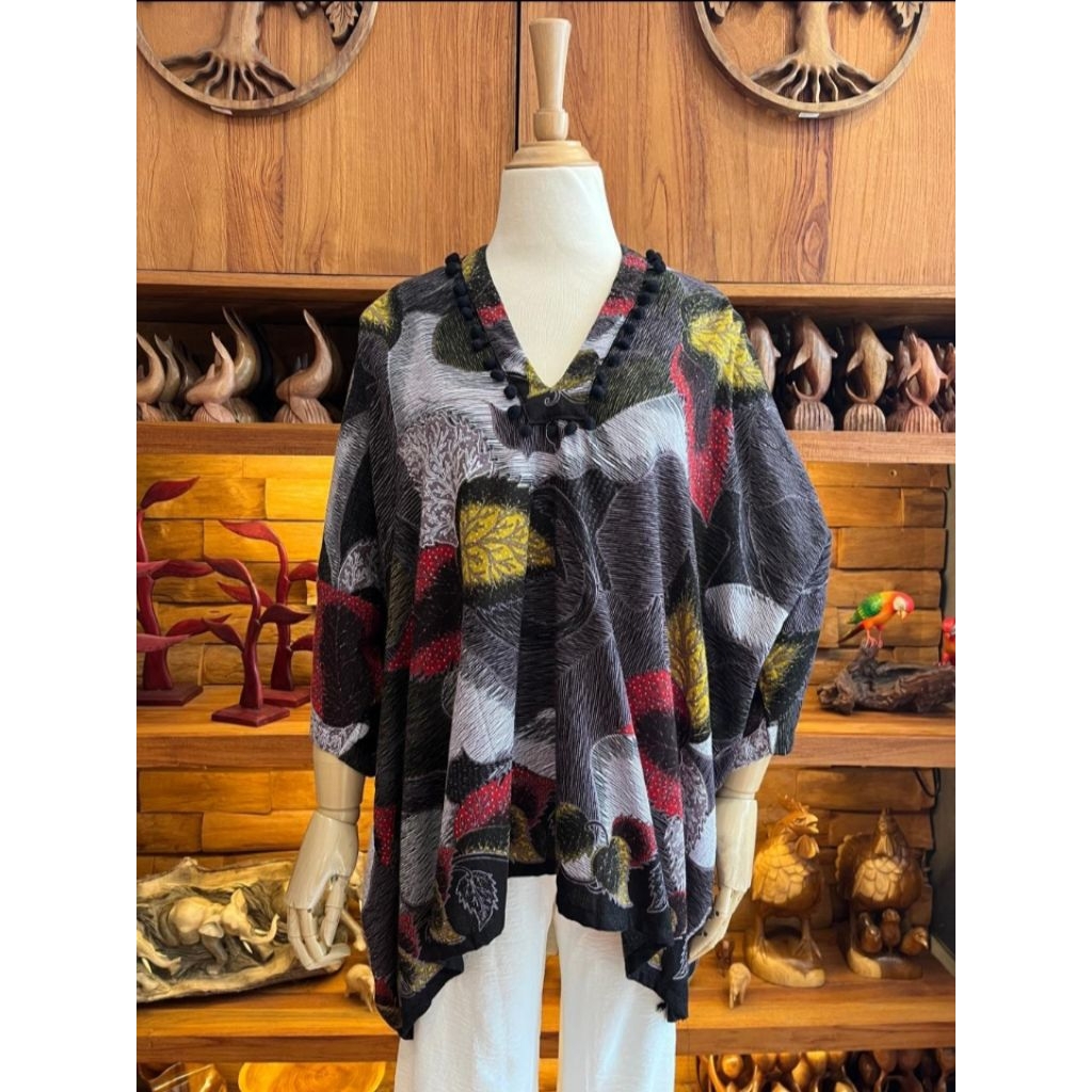 c0065 - Blouse Lowo Pompom