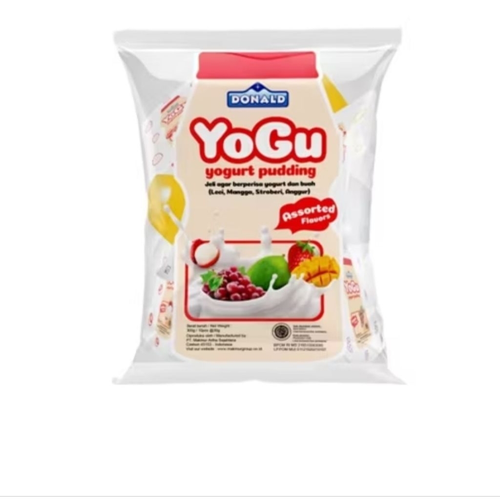 

Donald Yogu Yogurt Pudding Assorted 500g isi 20pcs