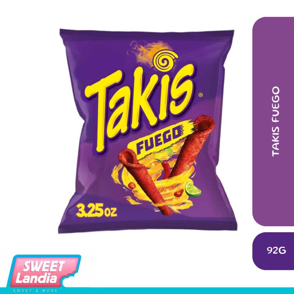 

Takis Fuego Hot Chili Pepper & Lime Tortilla Chips 92g