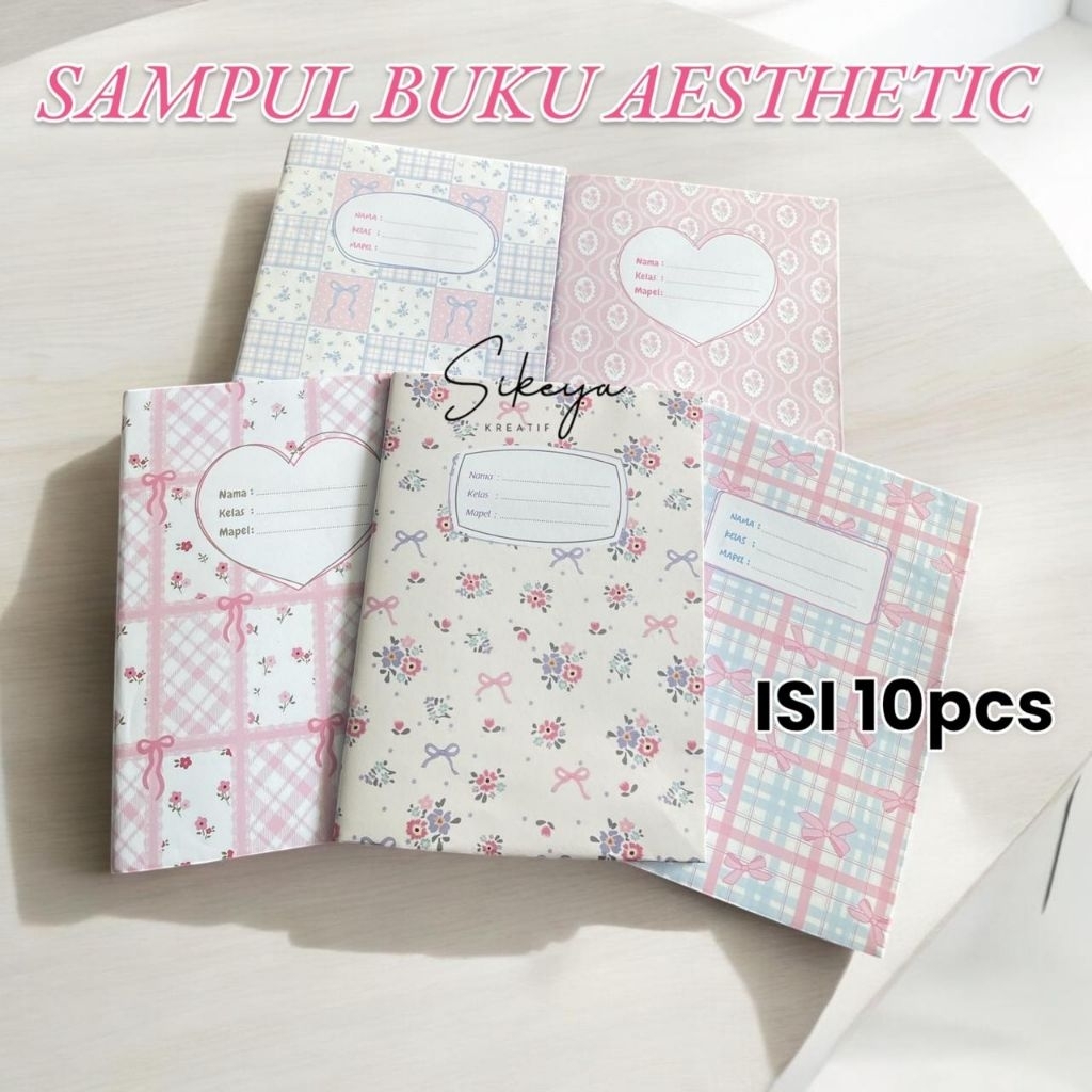 

(ISI 10) SAMPUL BUKU AESTHETIC KOREAN COQUETTE COVER BOOK