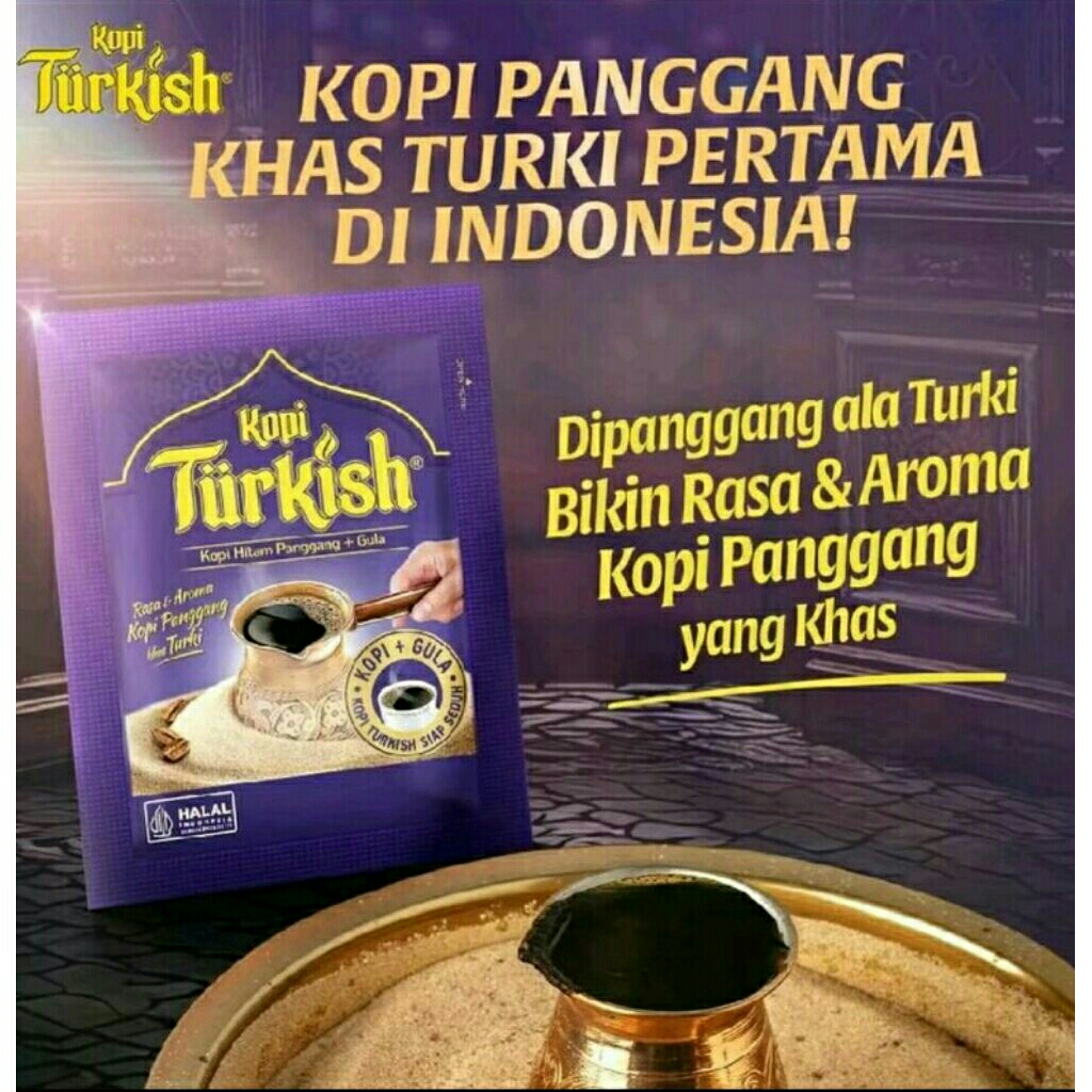 

Kopi Hitam Kopi Turkish Kopi Torabika , 1 Sachet