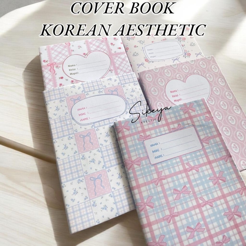

COVER BOOK PINK COQUETTE AESTHETIC KOREAN STYLE