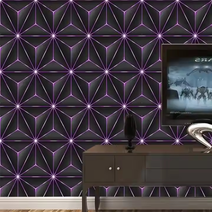 Wallpaper Dinding Permata Ungu Wallpaper Stiker Terbaru Tebal