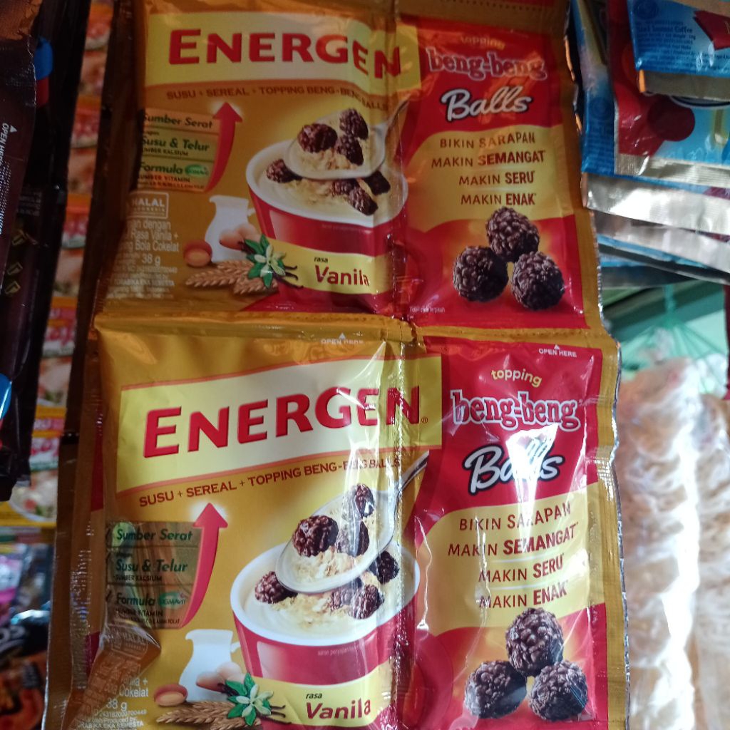 

Energen Susu Sereal Topping Beng-beng Balls