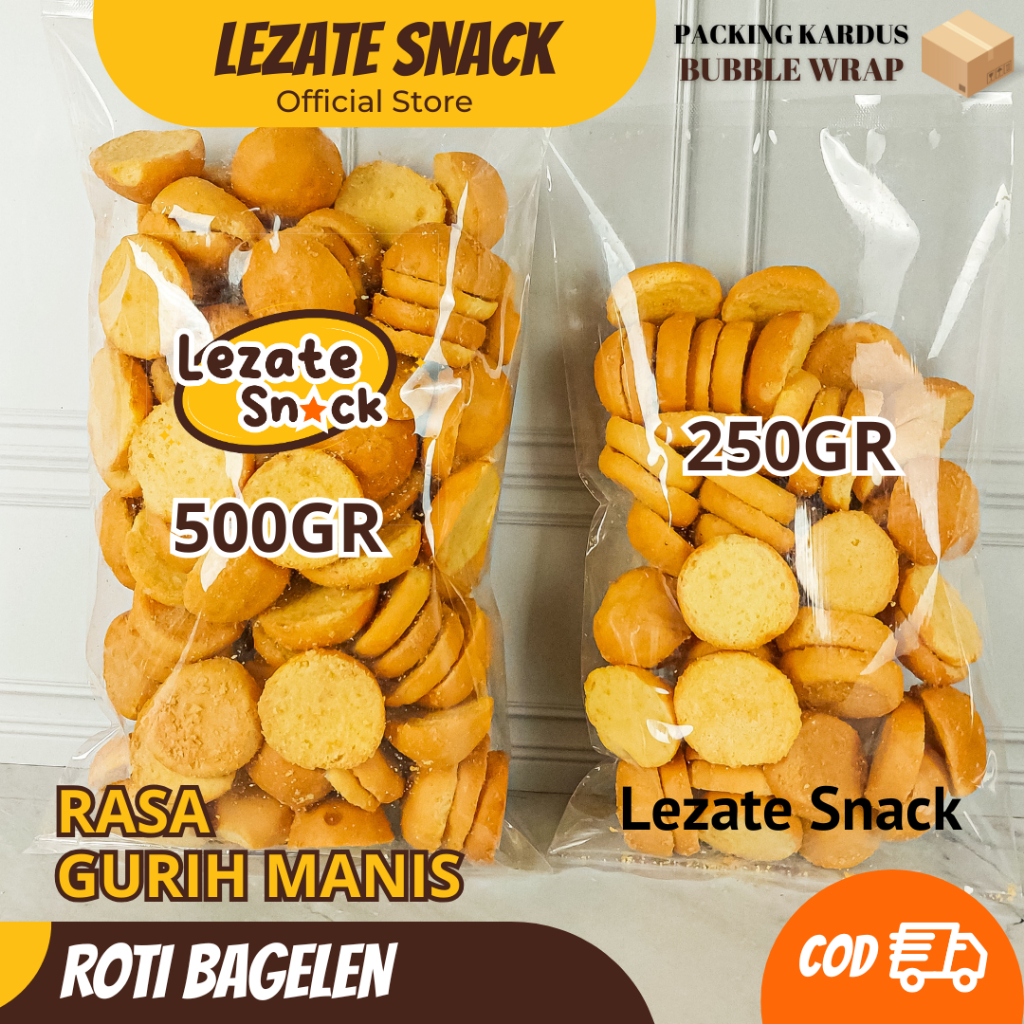 

Roti Bagelen Kering Bandung 500gr Gurih Manis Kiloan Murah / Kue Bagelan Kering Bandung Keju Gula Butter Vanila LEZATE SNACK