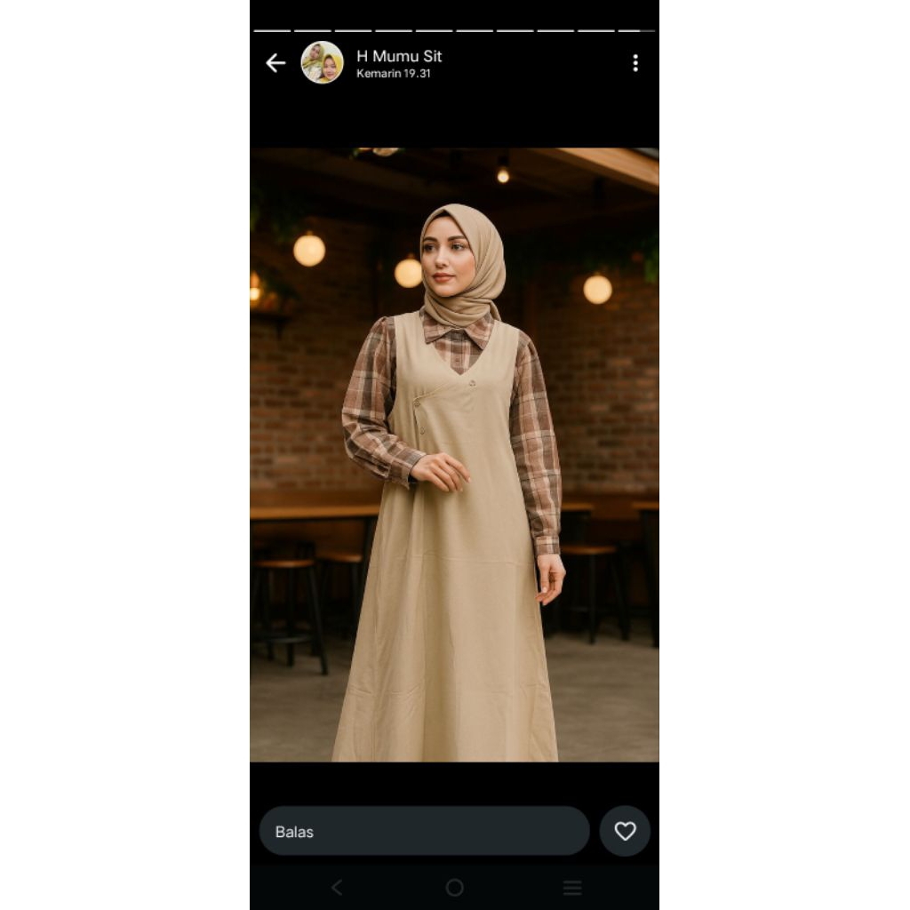 gamis dewasa/gamis katun triset/katun triset mix polos/gamis modern