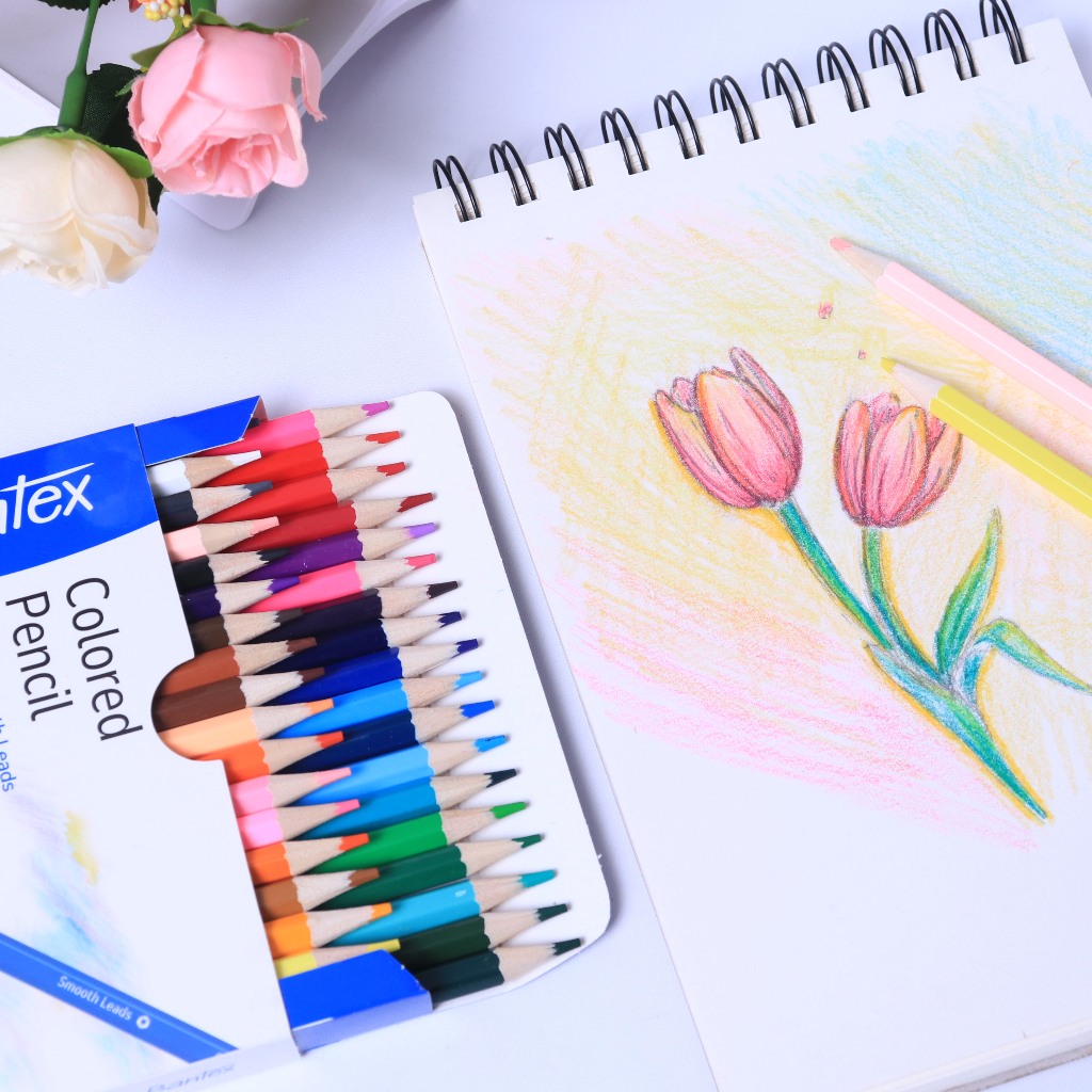 

Bantex Colored Pencil / Pensil Warna 36 Warna Hexagonal 3.0 mm Bahan Kayu Poplar BK3003