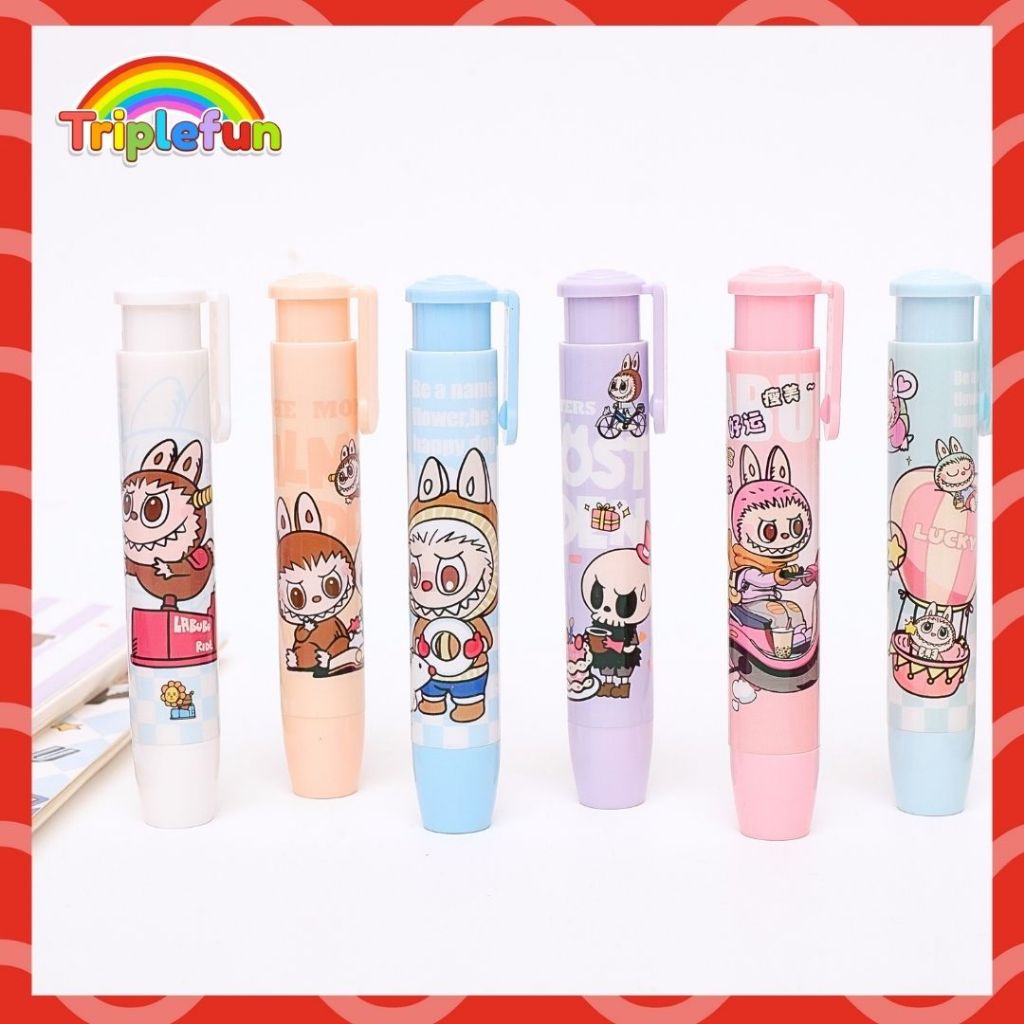 

Penghapus Mekanik Depressible Labubu ER-1756 Eraser Hapusan Mechanical Karakter Lucu Bisa COD Grosir