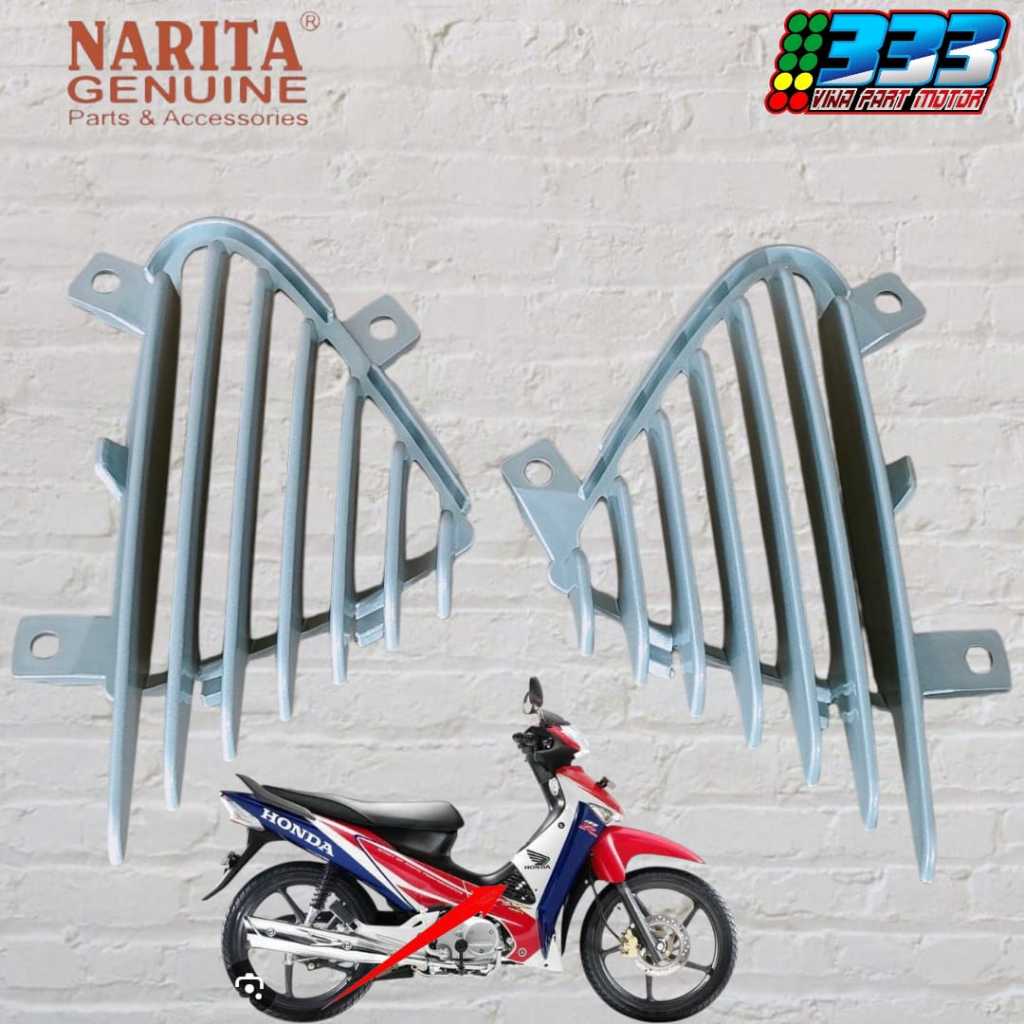 COVER ANGIN SUPRA X 125 LAMA COVER SAYAP SUPRA X 125 OLD WARNA SILVER MEREK NARITA