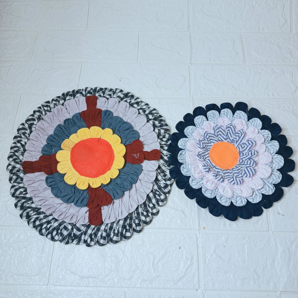 Lemek alas panci kain percah / tataan panci anti panas / lampen panci anti panas