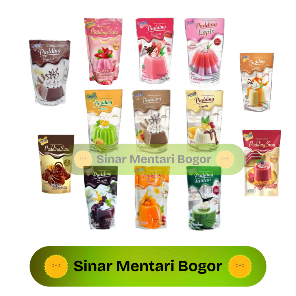 

Nutrijell Puding Susu All Varian
