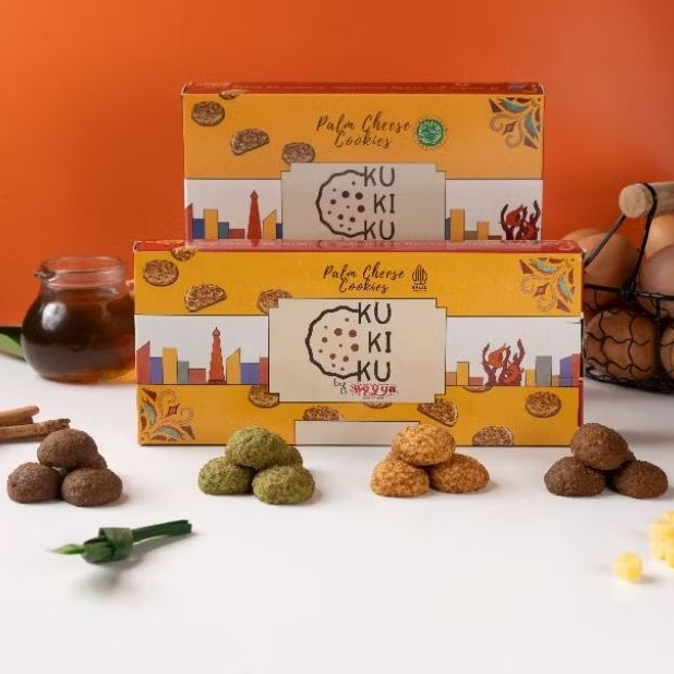 

BOGAJAYA Kue Kering COOKIES KUKIKU 200Gr Original / Coklat / Mocca / Pandan Oleh Oleh Surabaya