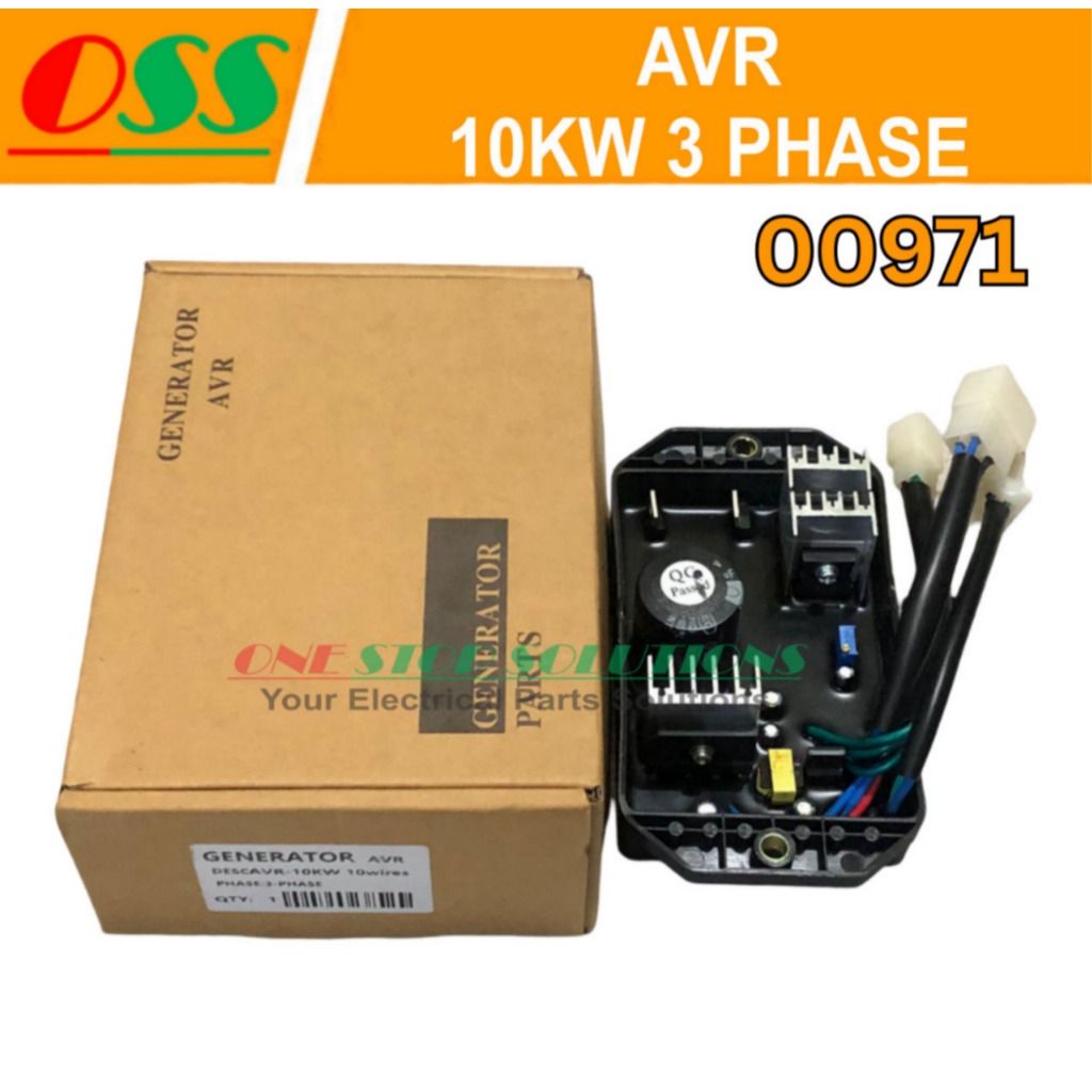 AVR  GENERATOR UNIVERSAL 10KW 3 PHASE AVR GENSET