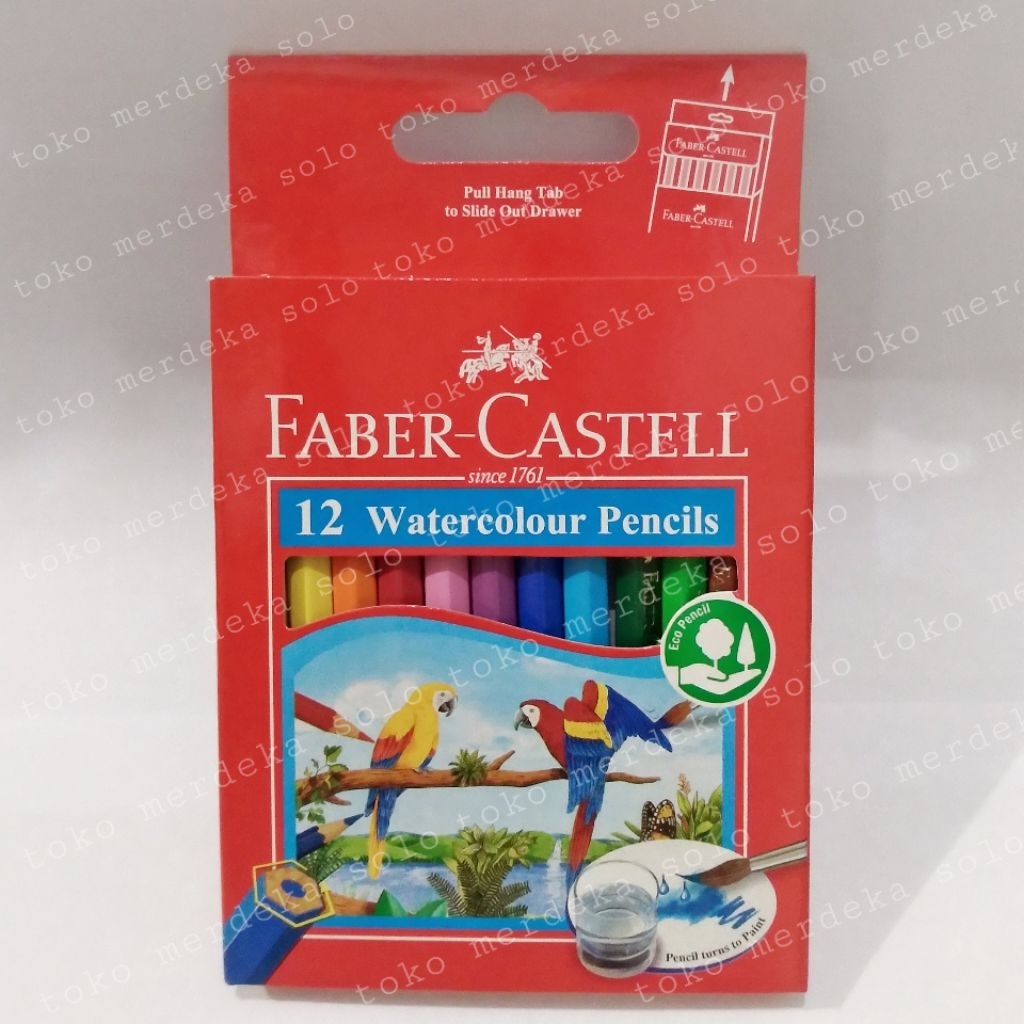

Pensil Warna Faber-Castell 12w Pendek Watercolour