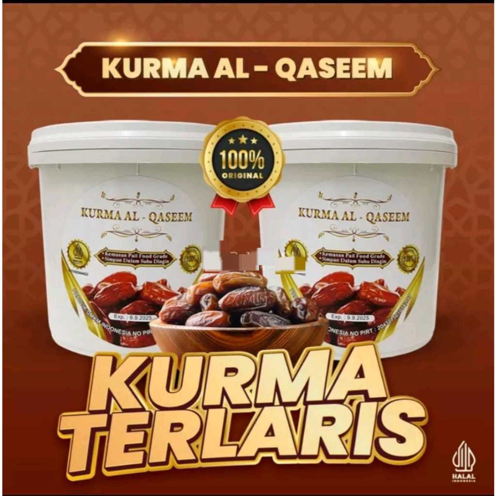 

[ PROMO 2 EMBER ] KURMA AL QASEEM 500 GR - KURMA PREMIUM - KURMA EMBER ARAB SAUDI