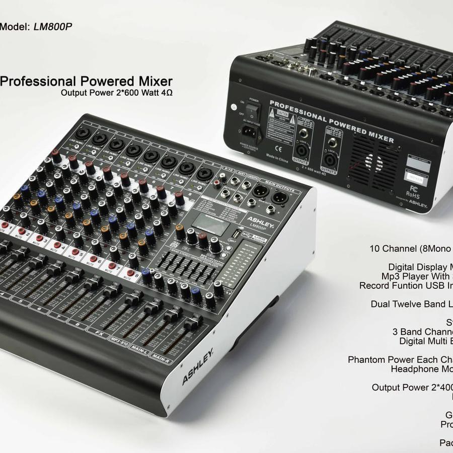 Power mixer Ashley lm800p lm 800p lm800 p lm 800 p original ashley