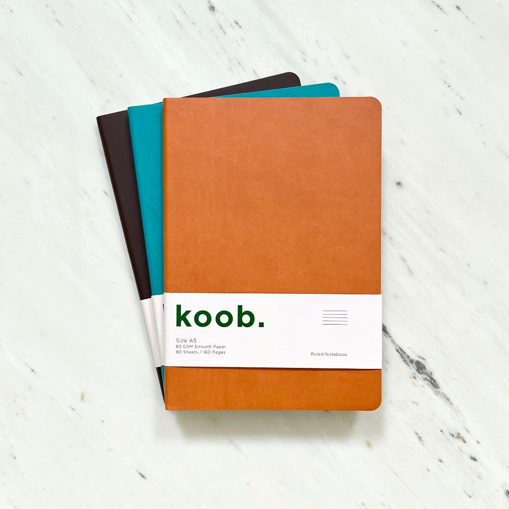 

A513 Koob. Softcover Notebook Buku Tulis Garis / Rulled Agenda Jurnal Diary