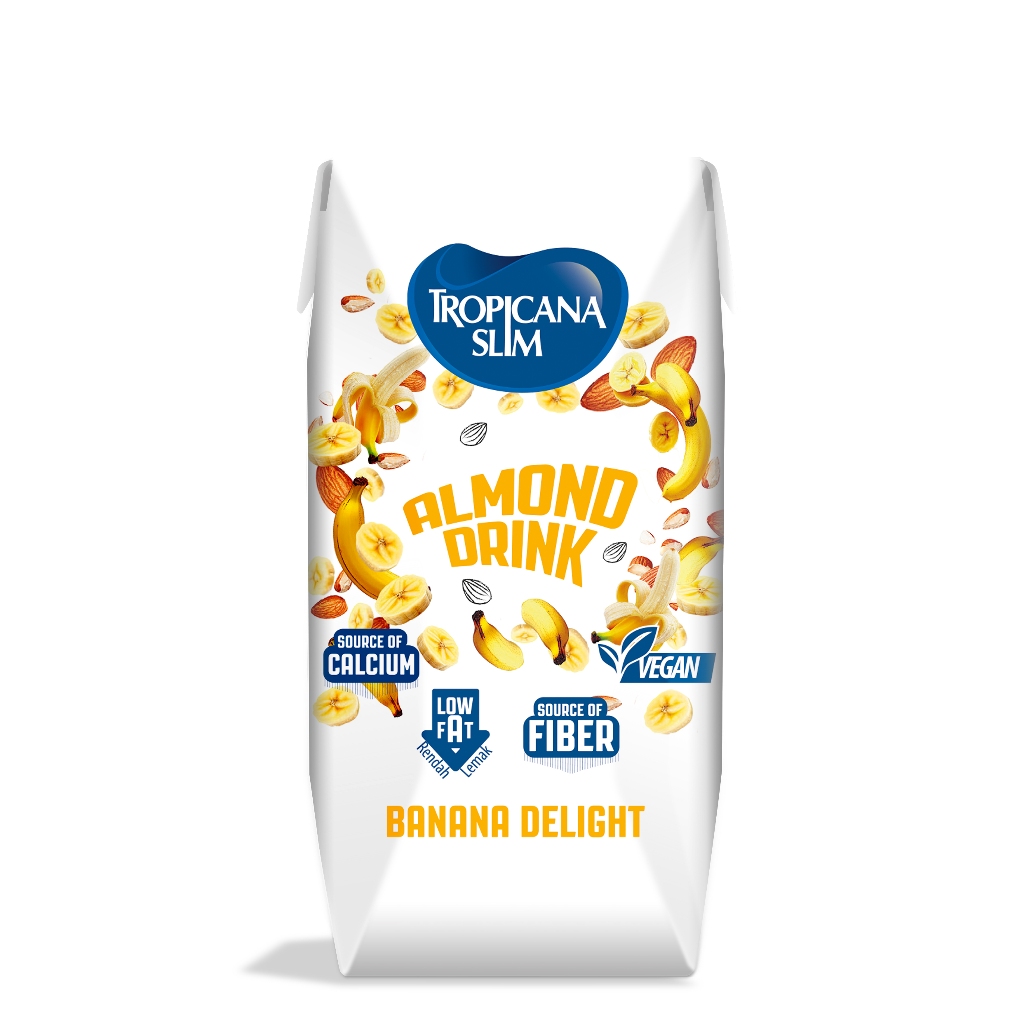 

Tropicana Slim UHT Almond Drink Banana Delight