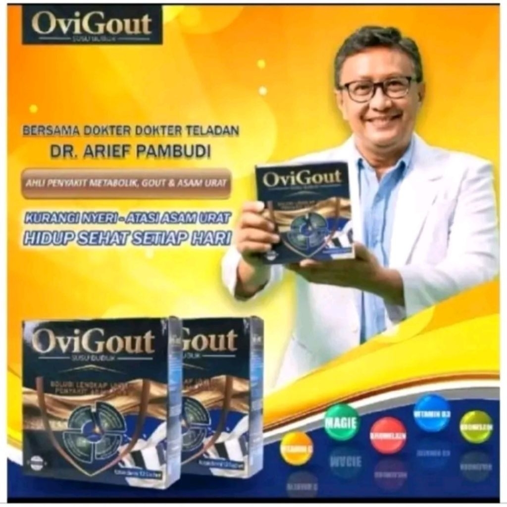 

OVIGOUT ORIGINAL SUSU KESEHATAN UNTUK ASAM URAT NYERI SENDI DAN KESEHATAN TULANG