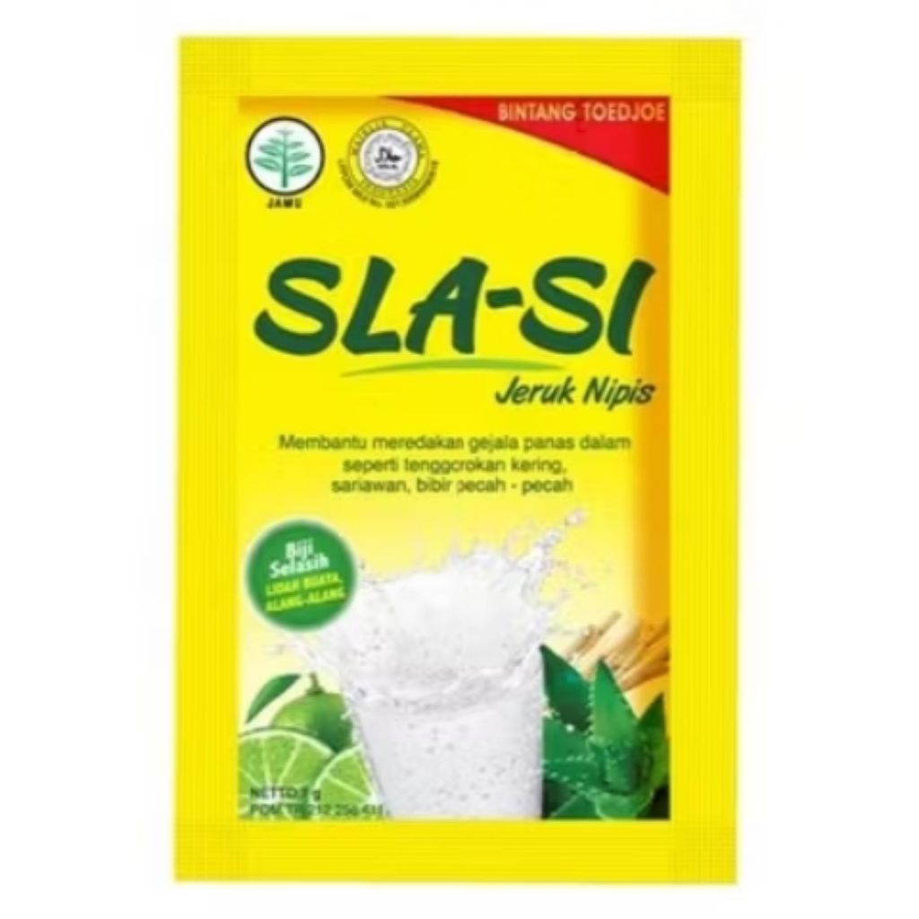 

SLA-SI / Biji Selasih Jeruk Nipis Bintang Toedjoe Pereda Panas Dalam Netto 7 gr