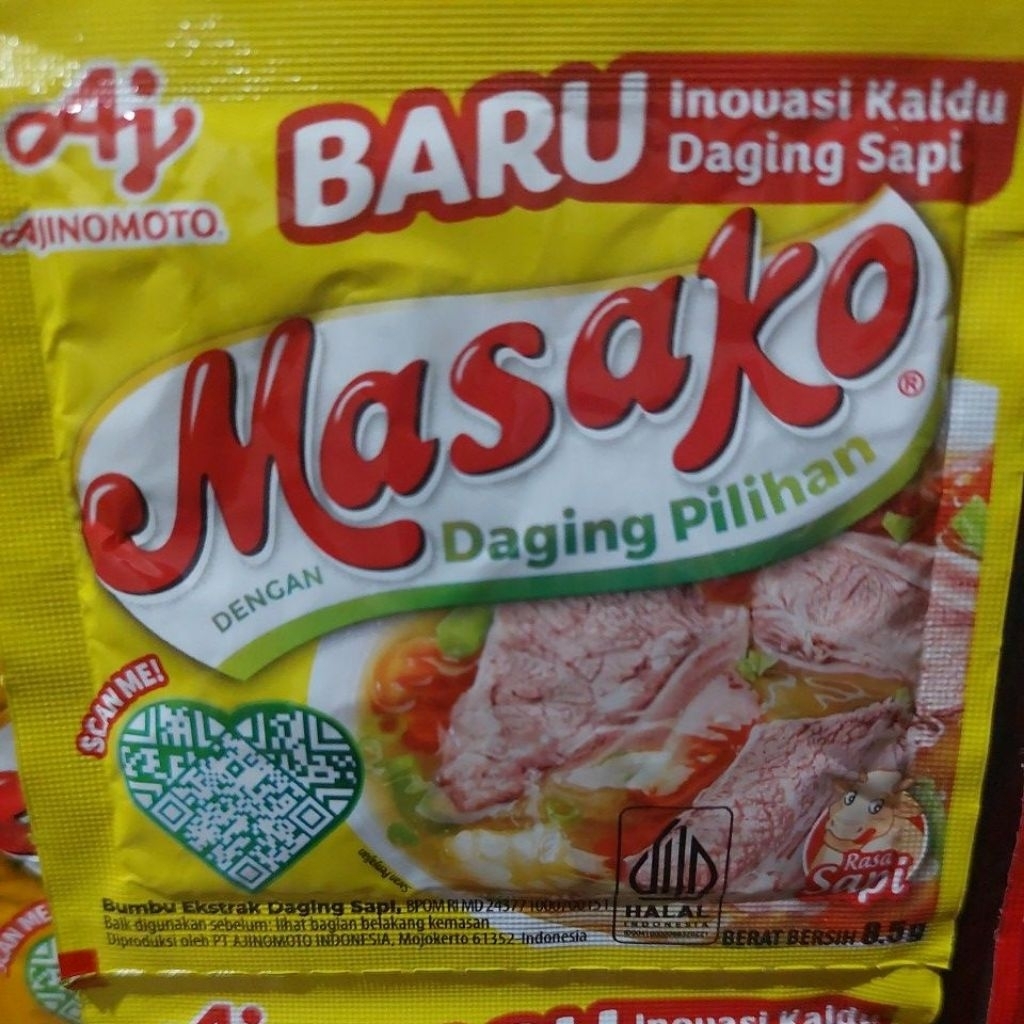 

Masako Sapi 8.5gr | penyedap rasa | 1 renceng isi 12