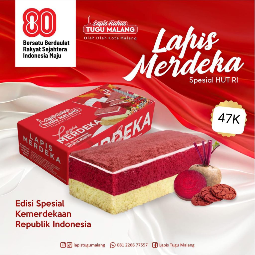 

BACA DESKRIPSI SEBELUM CO I EDISI MERDEKA I BROWNIES RED VELVET SUSU I BOLI RED VELVET I BOLE MERDEKA I OLEH' KHAS MALANG I TERMURAH DISHOPEE