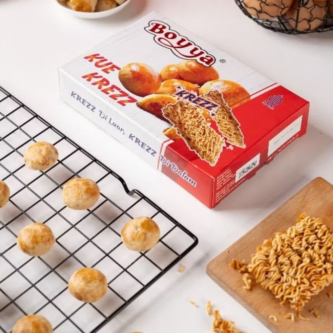 

BOGAJAYA Kue Kering KREZZ ISI MIE BOYYA 250Gr Oleh Oleh Surabaya
