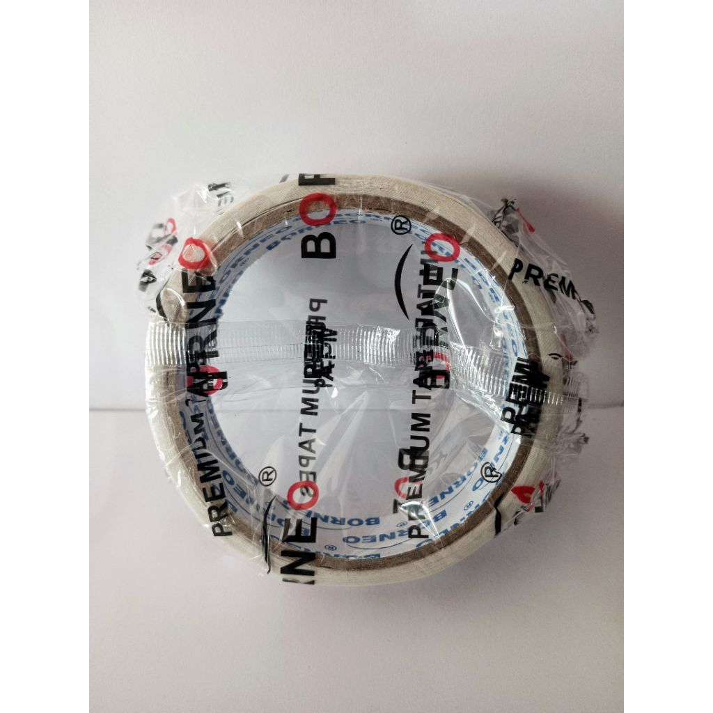

Double tape Borneo 12mm 1 slop isi 24 | Double tape Borneo 24mm isi 12