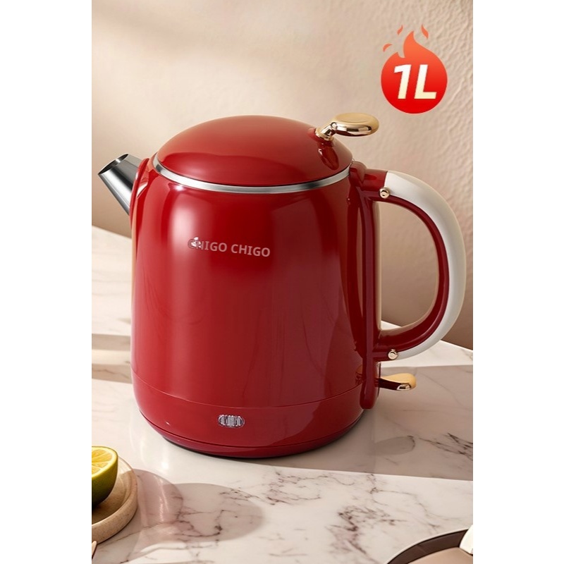 Ketel Listrik Mini 1L | Ketel listrik air panas secara otomatis mematikan daya dan mempertahankan su