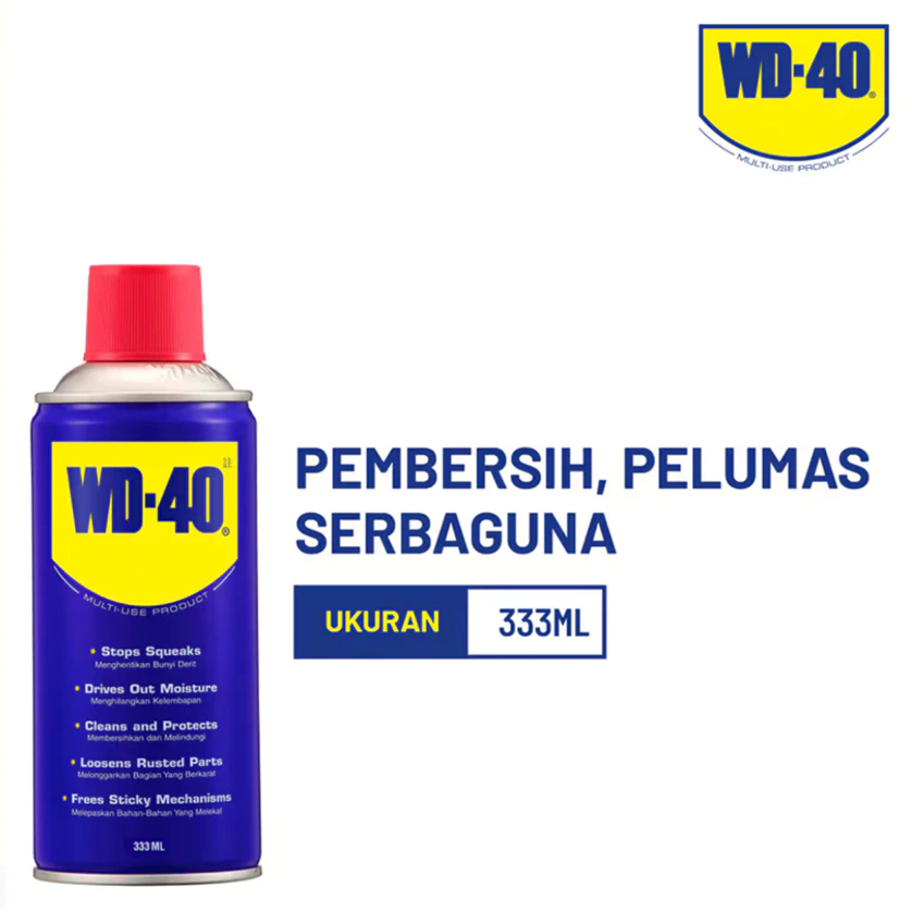 Pelumas Anti Karat WD-40 WD 40 (330 ML) - Pelumas Serbaguna - Semprotan Pelumas Anti Karat