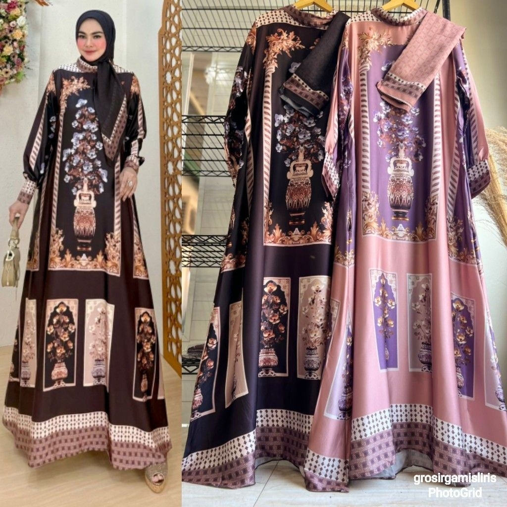 Gamis Yasmin Set by Poppi